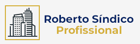 ícone do site, com um prédio e escrito Roberto Síndico Profissional ao lado